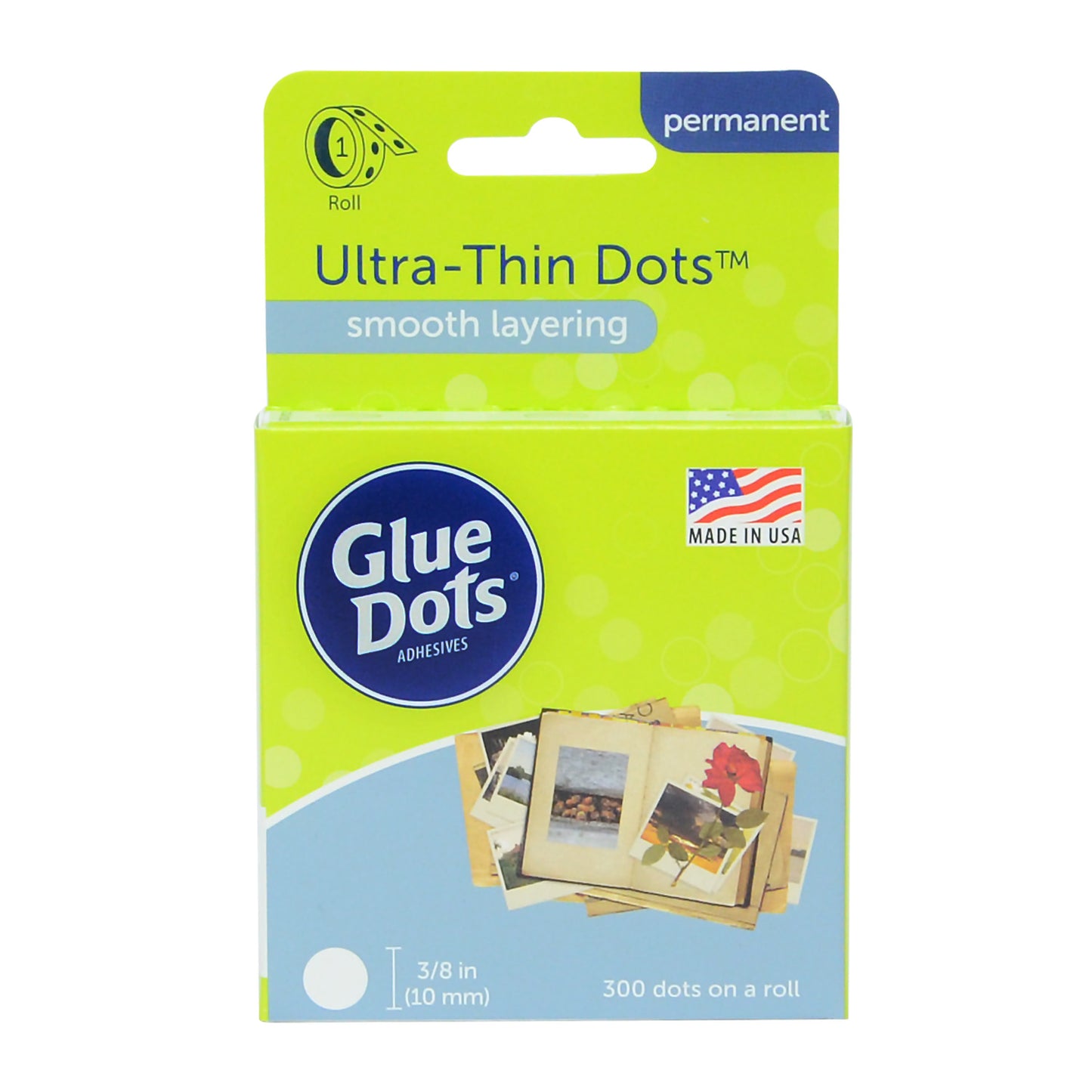 Ultra-Thin Dots by Glue Dots